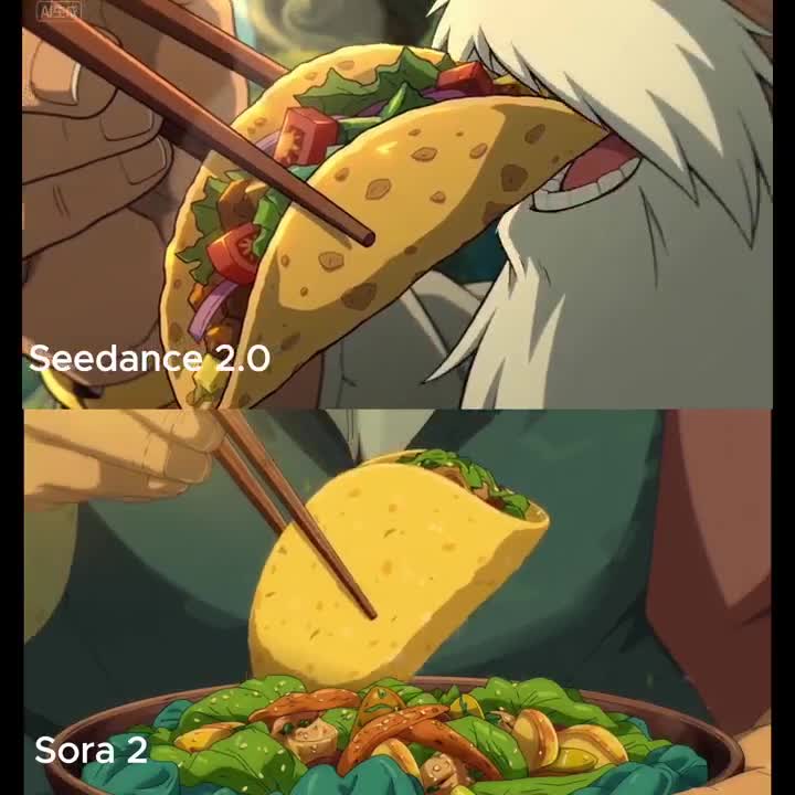 Seedance 2.0 Prompt: Close-Up Taco Bite with Warm Light