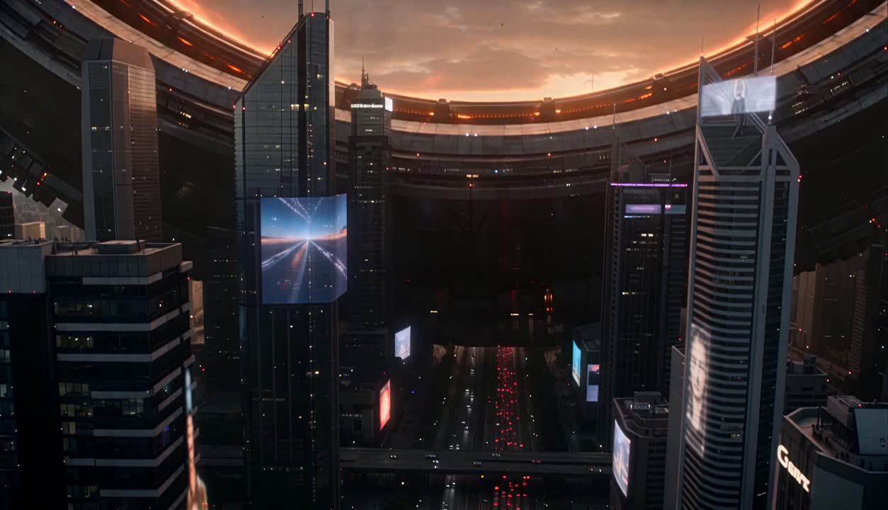 Colossal Stargate Descent Sci-Fi Thriller - Seedance 2.0 Prompt