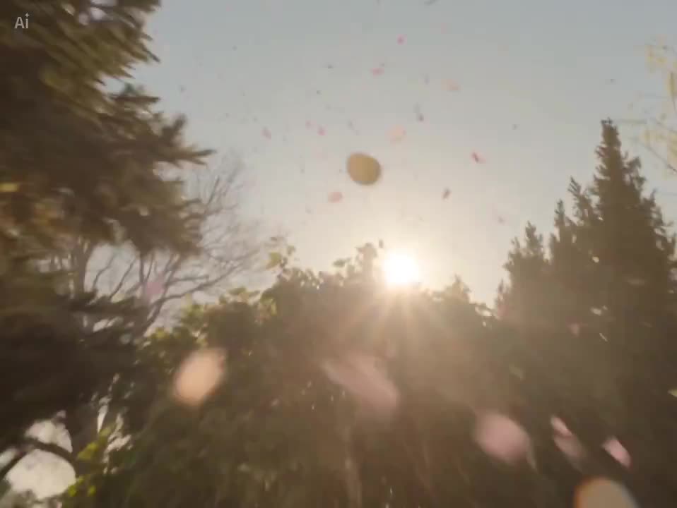 Seedance 2.0 Prompt: Continuous Easter Sunrise Aerial Video