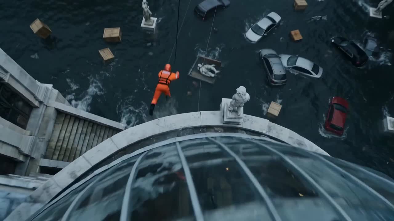 Seedance 2.0 Prompt: Continuous One-Take Disaster Film Realism