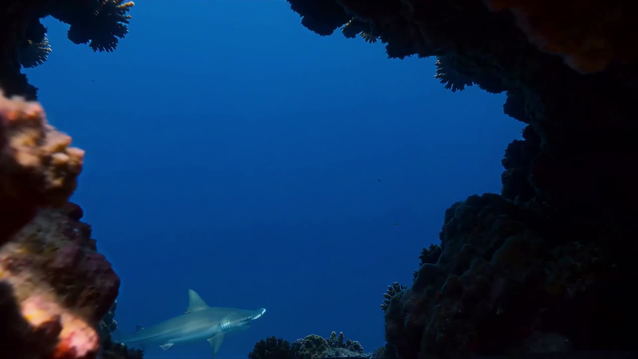 Seedance 2.0 Prompt: Hammerhead Shark & Coral Reef