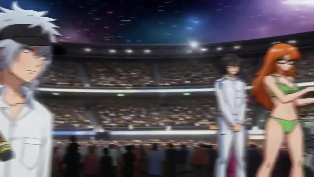 Seedance 2.0 Prompt: Gintoki Sakata Announces Cosmic Arena Tournament