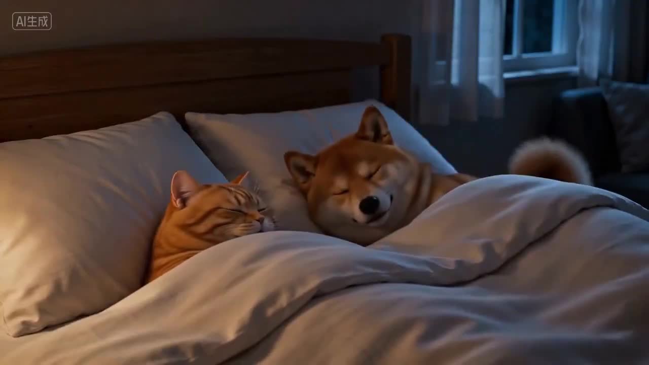 Seedance 2.0 Prompt: Cozy Nighttime Pet Secret Short Film