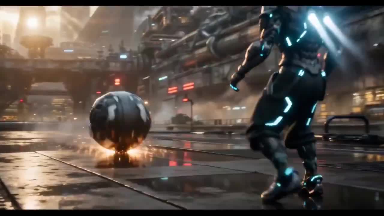 Seedance 2.0 Prompt: Cyberpunk Exosuit Transformation & Combat