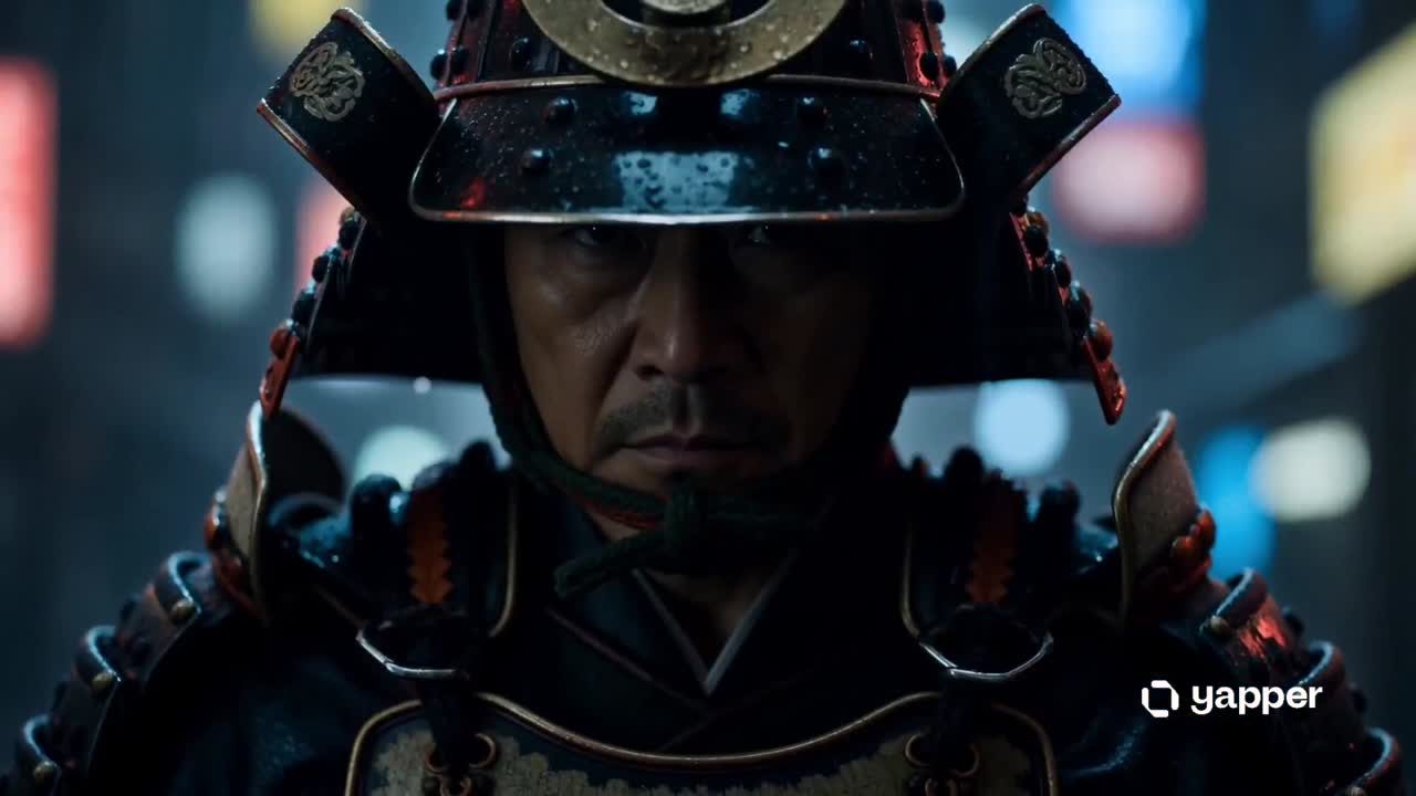 Seedance 2.0 Prompt: Cyberpunk Samurai vs Gunman Standoff