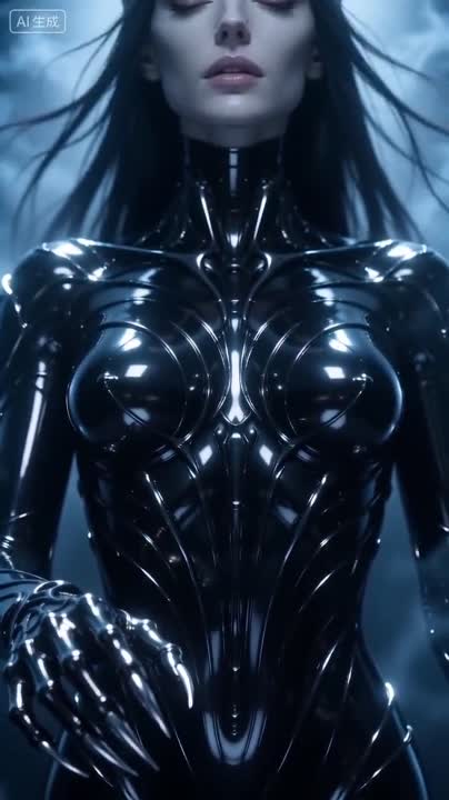 Seedance 2.0 Prompt: Dark Fantasy Queen with Liquid Metal