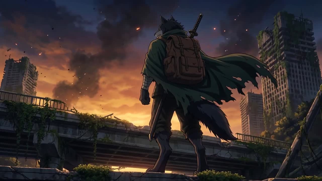 Seedance 2.0 Prompt: Dark Isekai Cinematic Opening for a Wolf Character