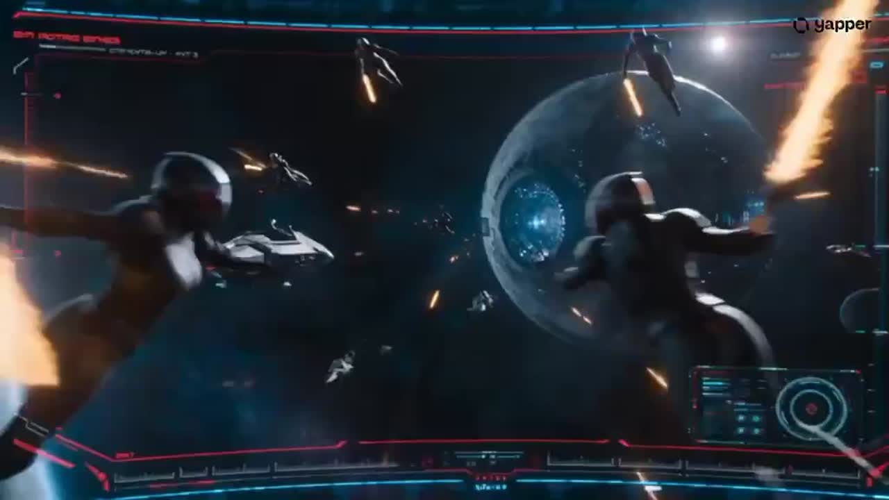 Seedance 2.0 Prompt: Deep Space Zero-G Warrior Combat Video