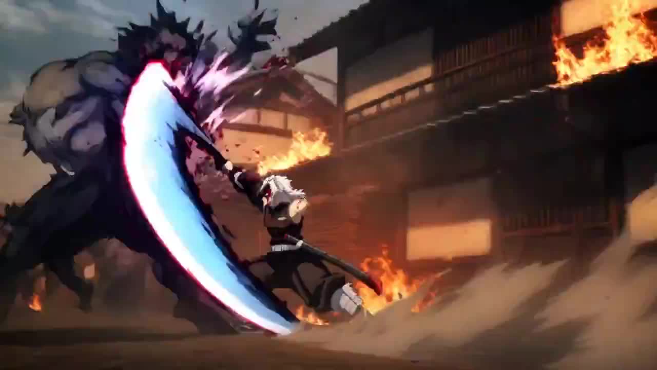 Seedance 2.0 Prompt: Demon Slayer Anime Battle Scene