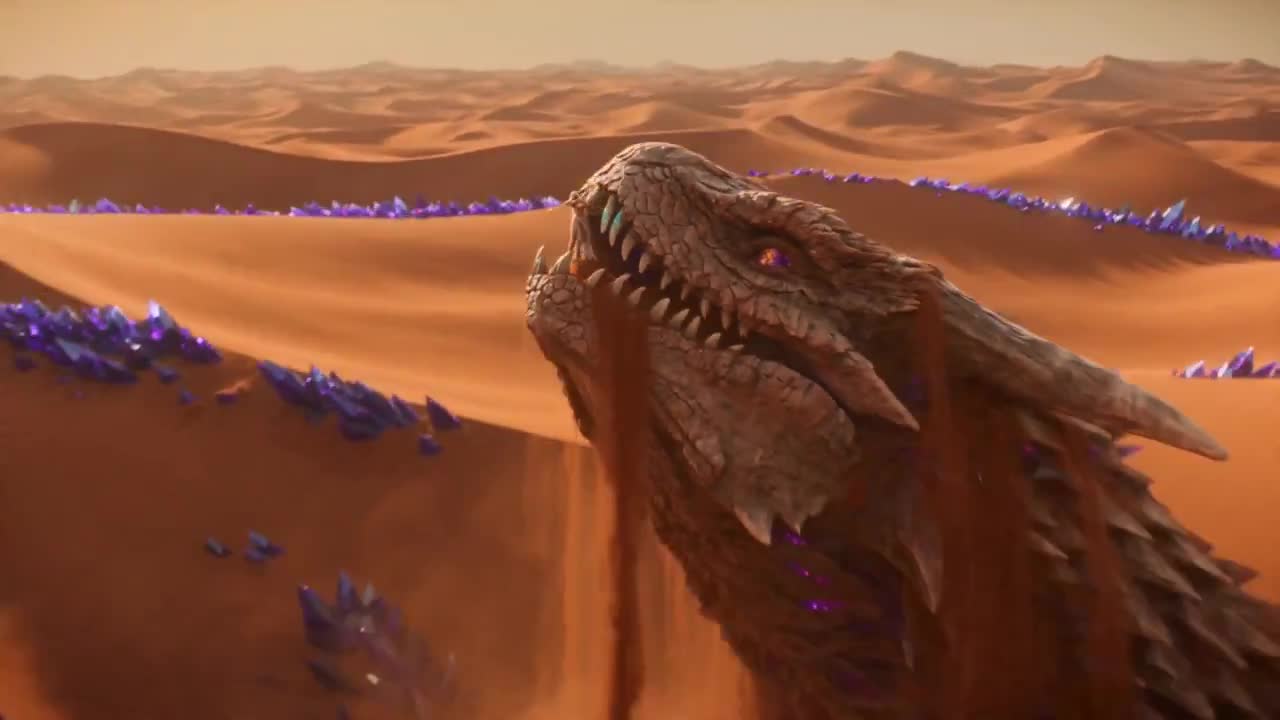 Seedance 2.0 Prompt: Desert Leviathan & Shamanic Belly Dancer Video