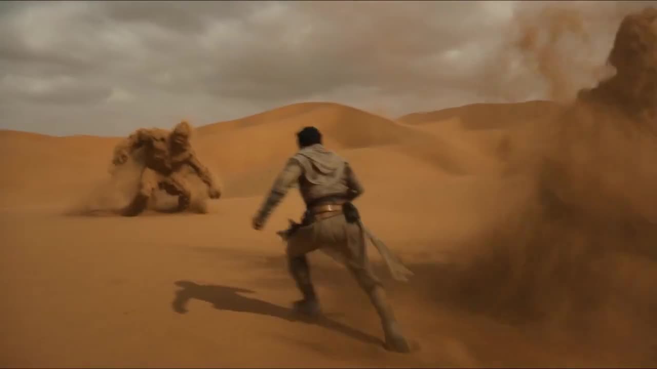Seedance 2.0 Prompt: Desert Warrior in Sandstorm Sequence