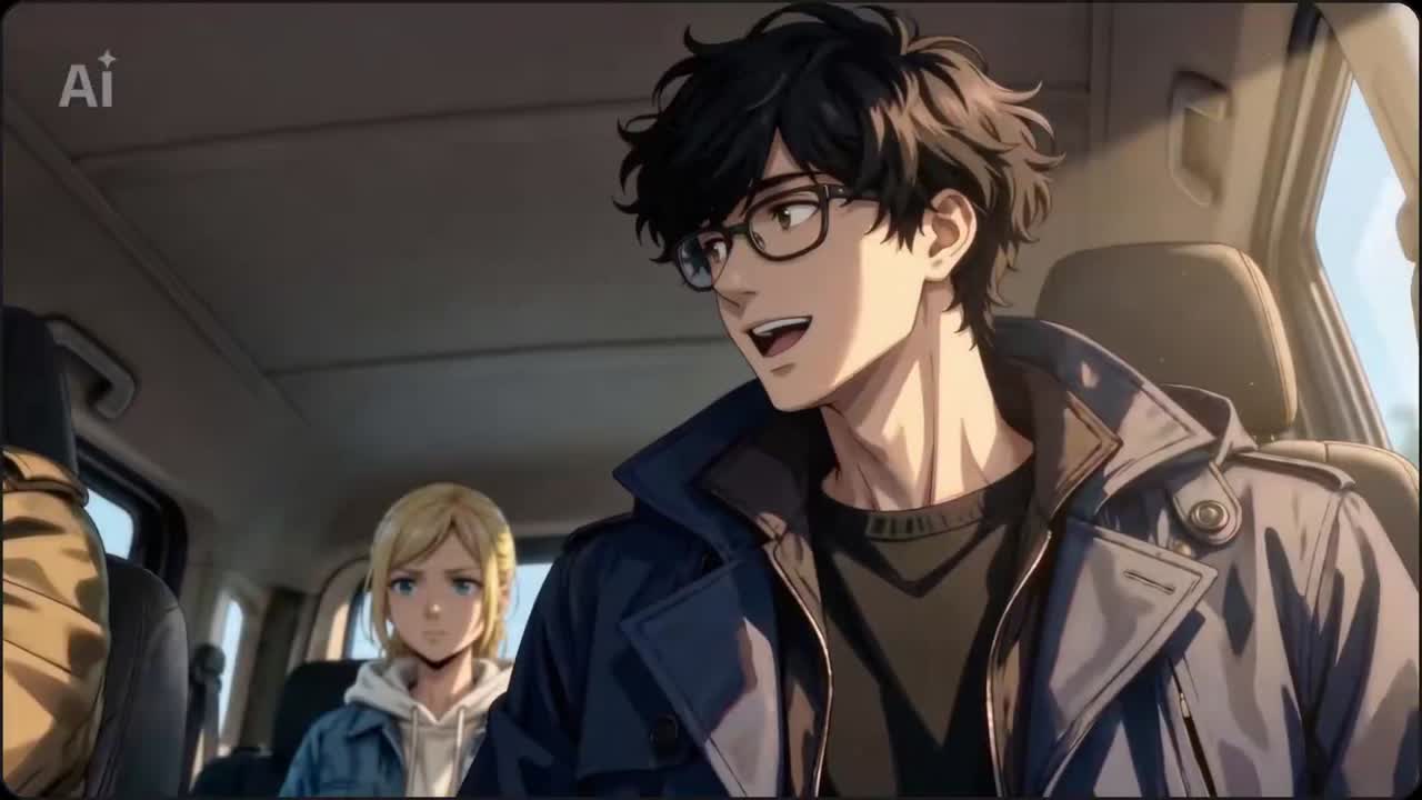 Seedance 2.0 Prompt: Dialogue in a Moving Van with Reina Close-up