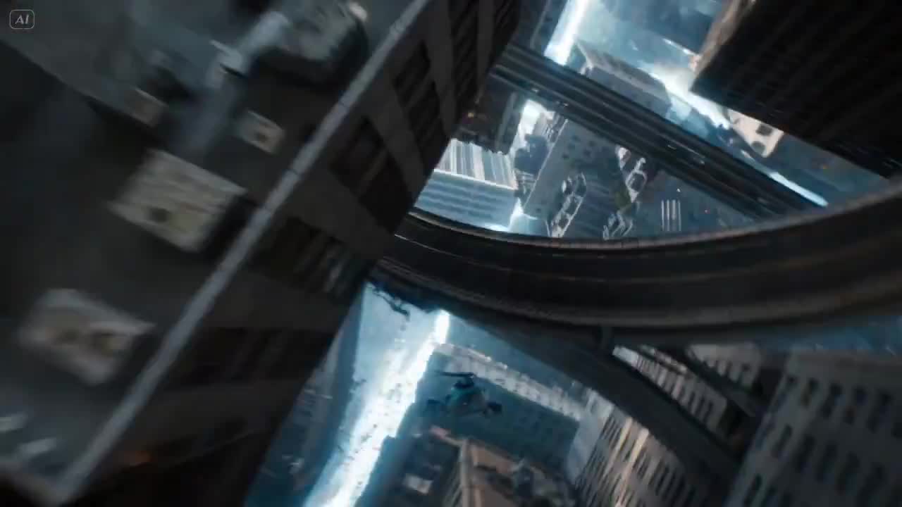 Seedance 2.0 Prompt: Dimensional Entity Collides with Megacity