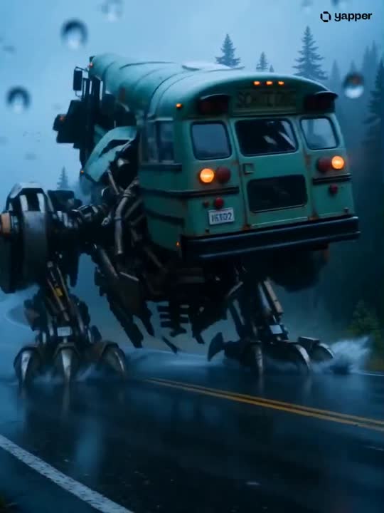 Dragon Transformer School Bus Transformation - Seedance 2.0 Prompt