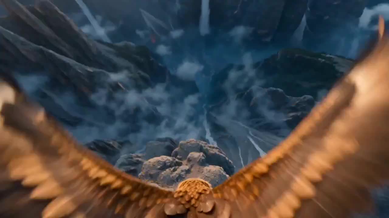 Seedance 2.0 Prompt: Eagle Dive Over Mountain Range