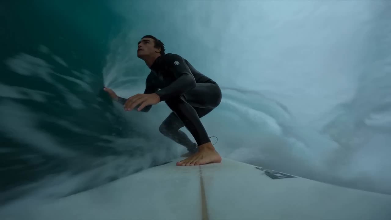 Seedance 2.0 Prompt: Dramatic Surf Sequence in a Tropical Storm