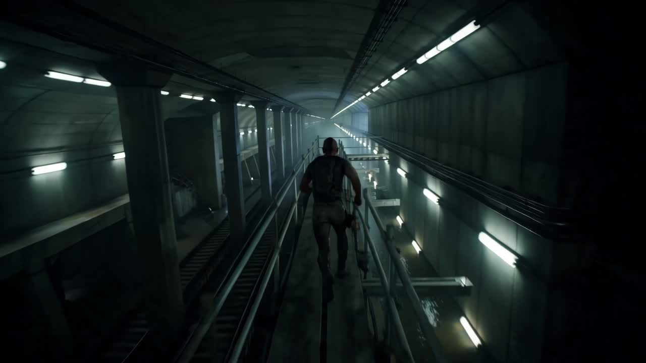 Seedance 2.0 Prompt: Dystopian Underground Chase Video