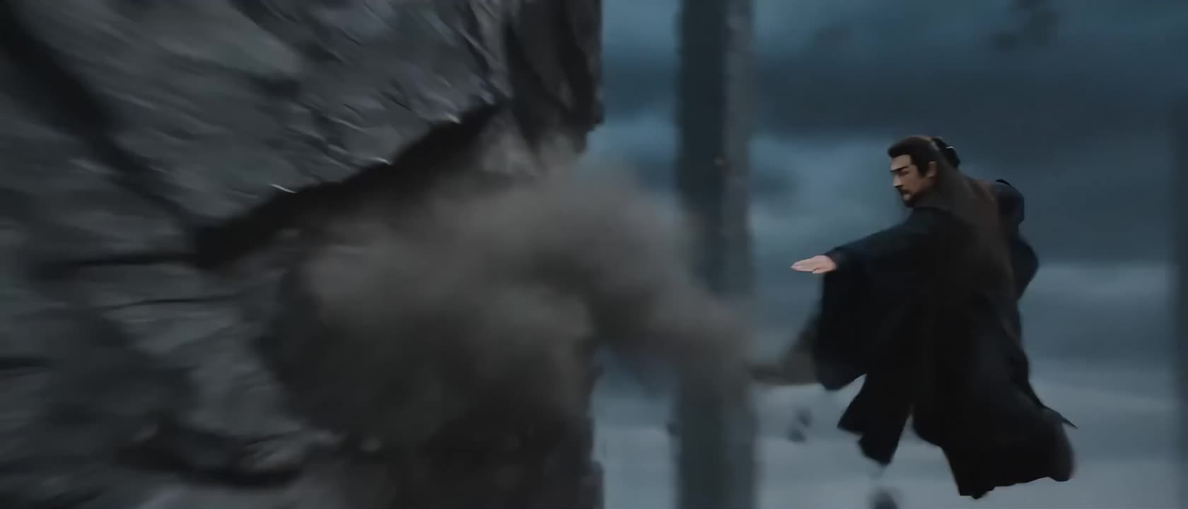 Seedance 2.0 Prompt: Eastern Wuxia Showdown with Extreme Kinetic Energy