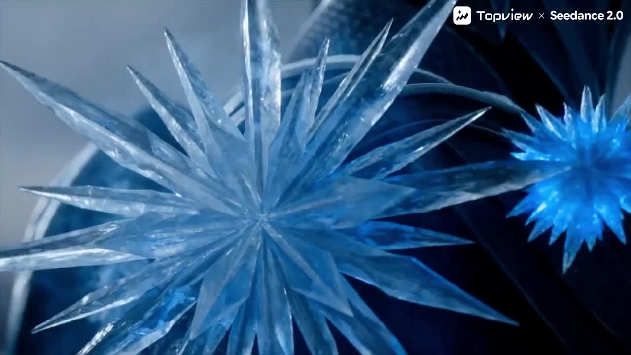 Seedance 2.0 Prompt: Elemental Battle Short Film (Fire vs. Ice)