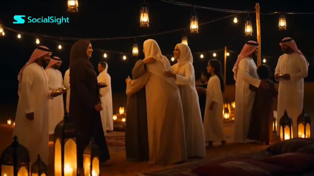 Seedance 2.0 Prompt: Emotional Arabian Desert Eid Short Film