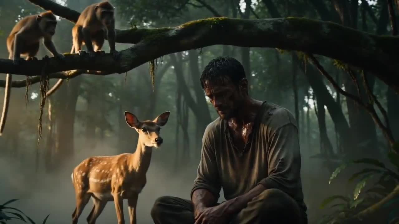 Emotional Jungle Scene: Seedance 2.0 Prompt for Ultra HD Video