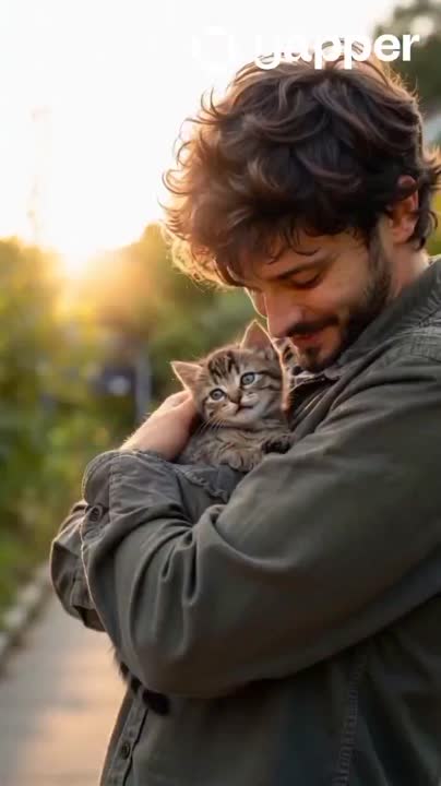 Seedance 2.0 Prompt: Emotional Kitten Rescue, Slow Motion 4K