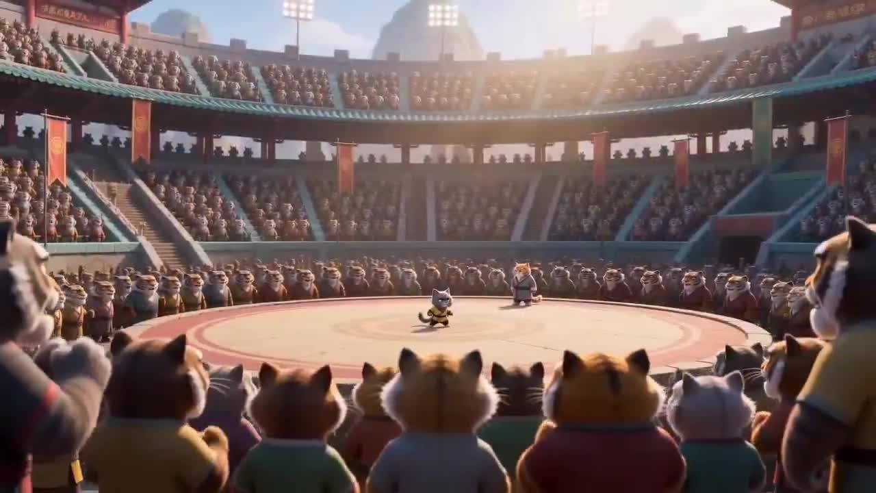 Seedance 2.0 Prompt: Epic Cat Kung Fu Animation Trailer