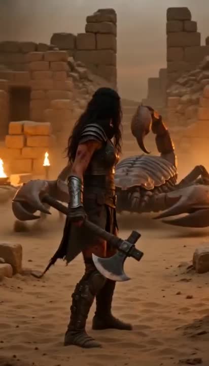 Seedance 2.0 Prompt: Epic Fantasy Warrior vs. Giant Scorpion