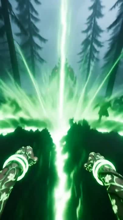 Seedance 2.0 Prompt: Epic Fantasy Battle with Green Magic VFX