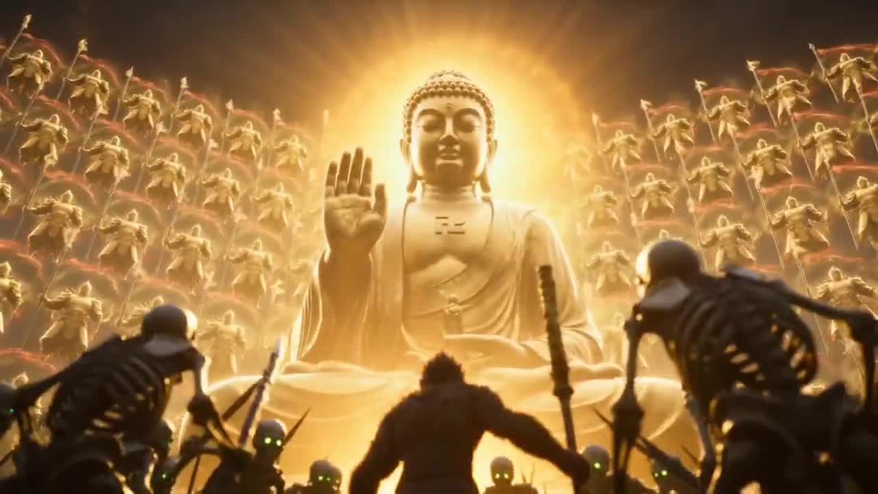Seedance 2.0 Prompt: Sun Wukong on a Mythological Battlefield