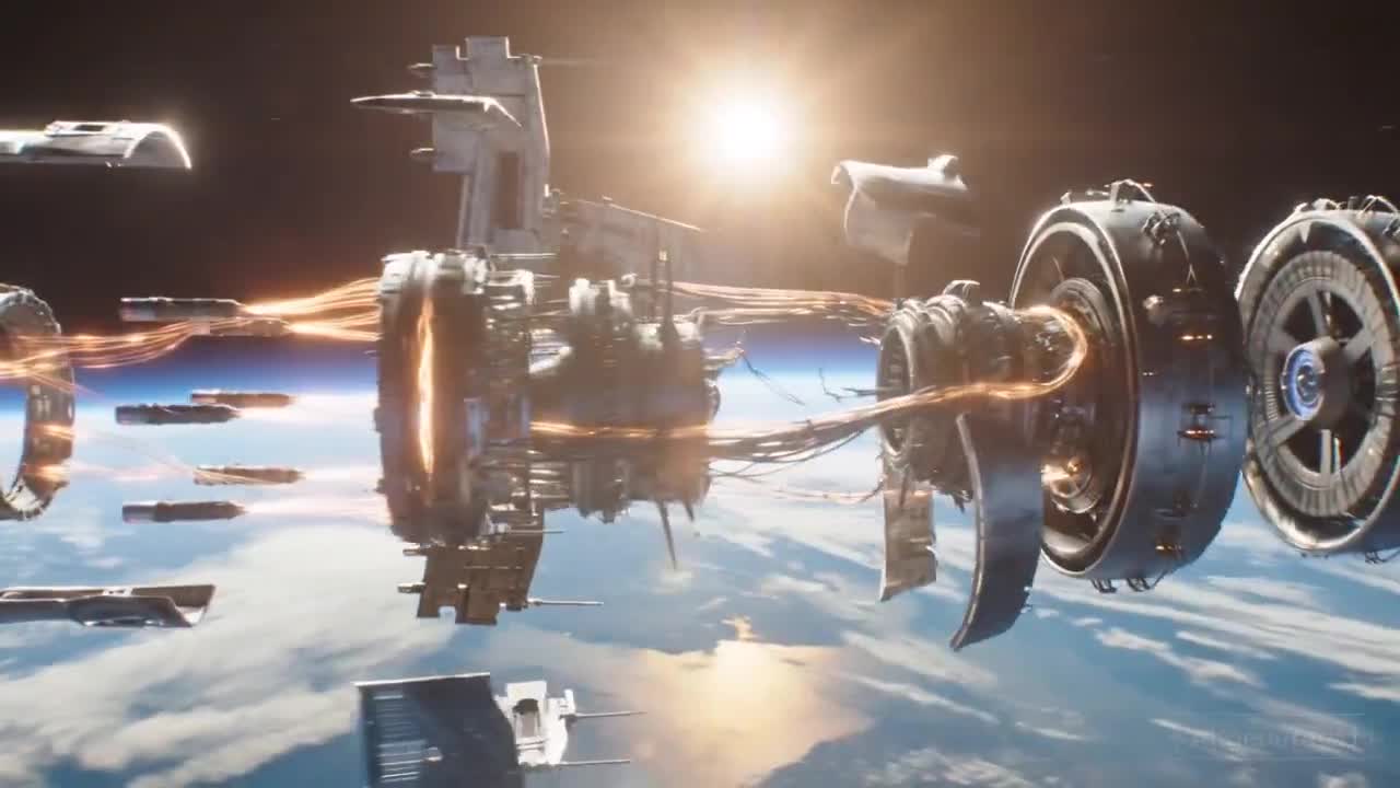 Seedance 2.0 Prompt: Exploding Spaceship Animation
