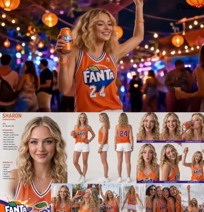 Seedance 2.0 Prompt: Fanta Lifestyle Beverage Commercial