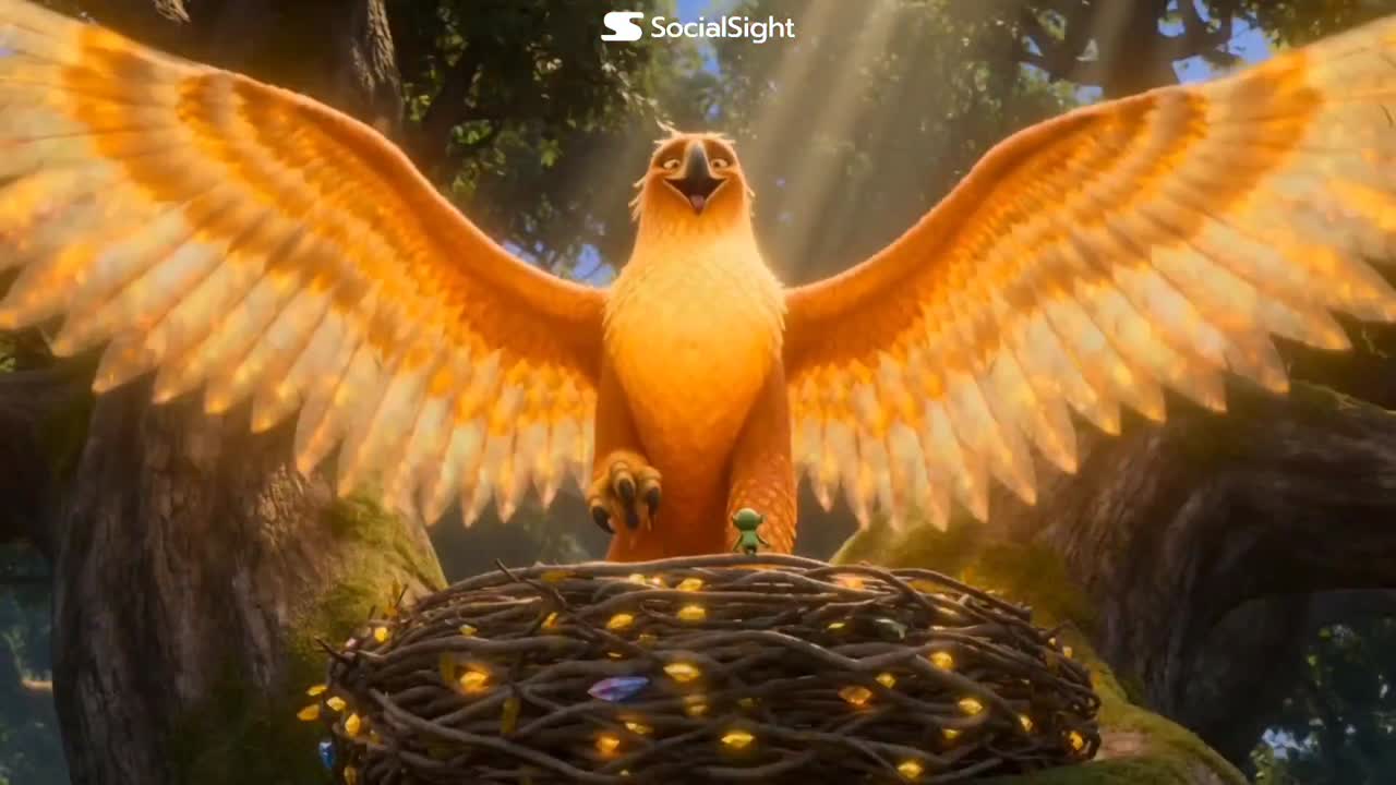 Seedance 2.0 Prompt: Griffin Nesting & Goblin Selfie 3D Animation