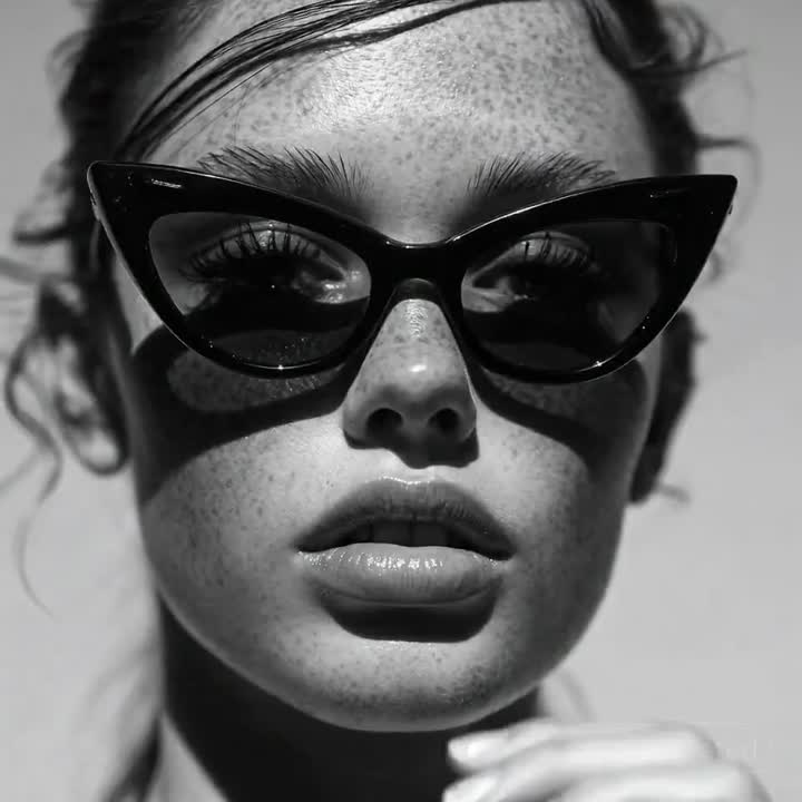 Fashion Montage with Glasses Focus - Seedance 2.0 Prompt