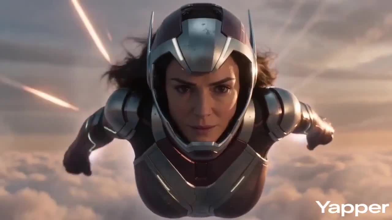 Female Character Armor Assembly and Flight - Seedance 2.0 Prompt