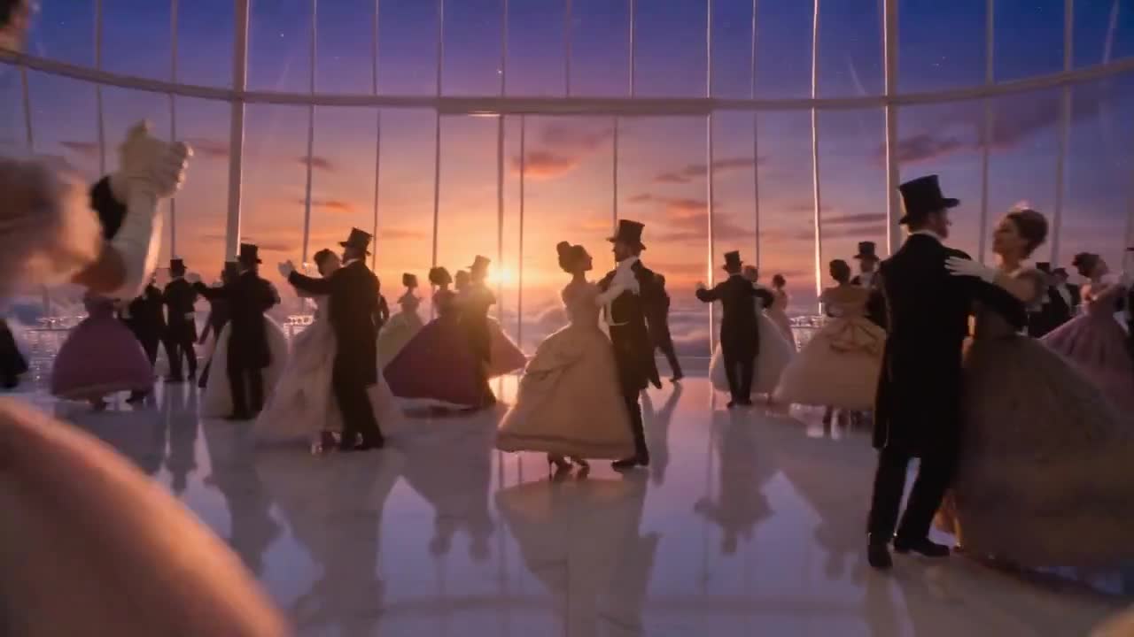 Seedance 2.0 Prompt: Floating Victorian Ballroom Video