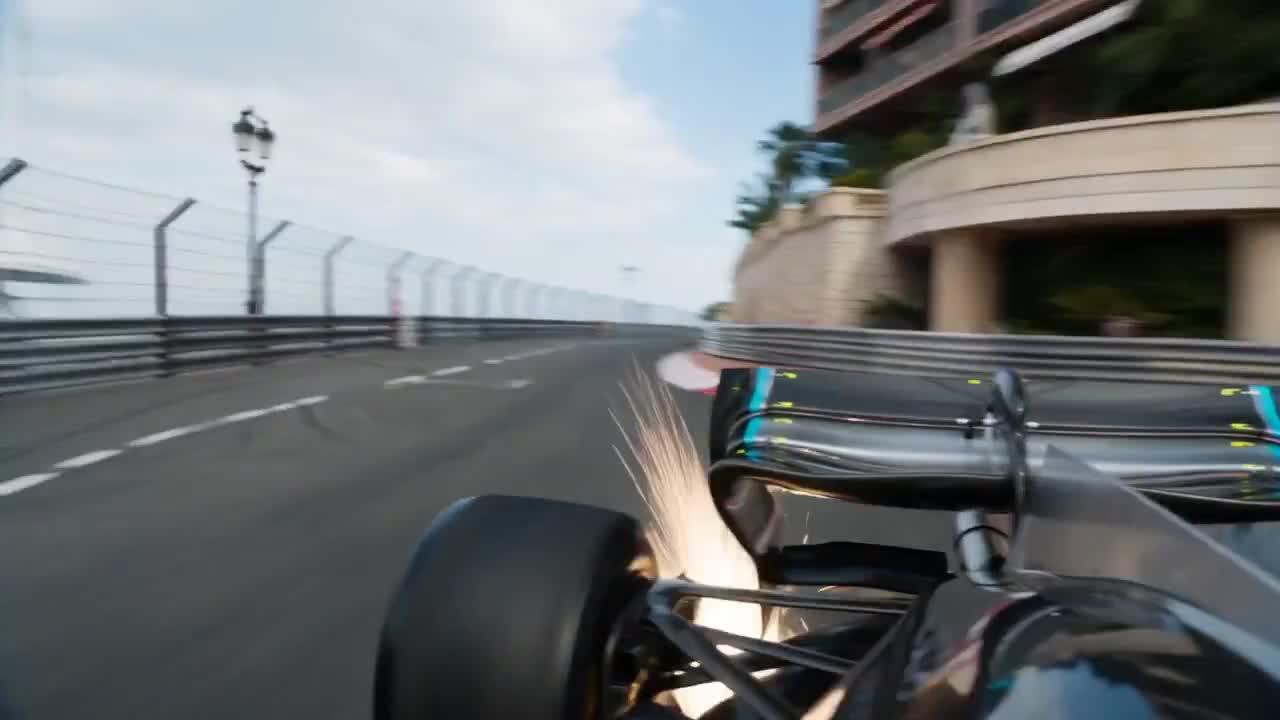 Seedance 2.0 Prompt: F1 Monaco Tunnel Exit at Race Speed