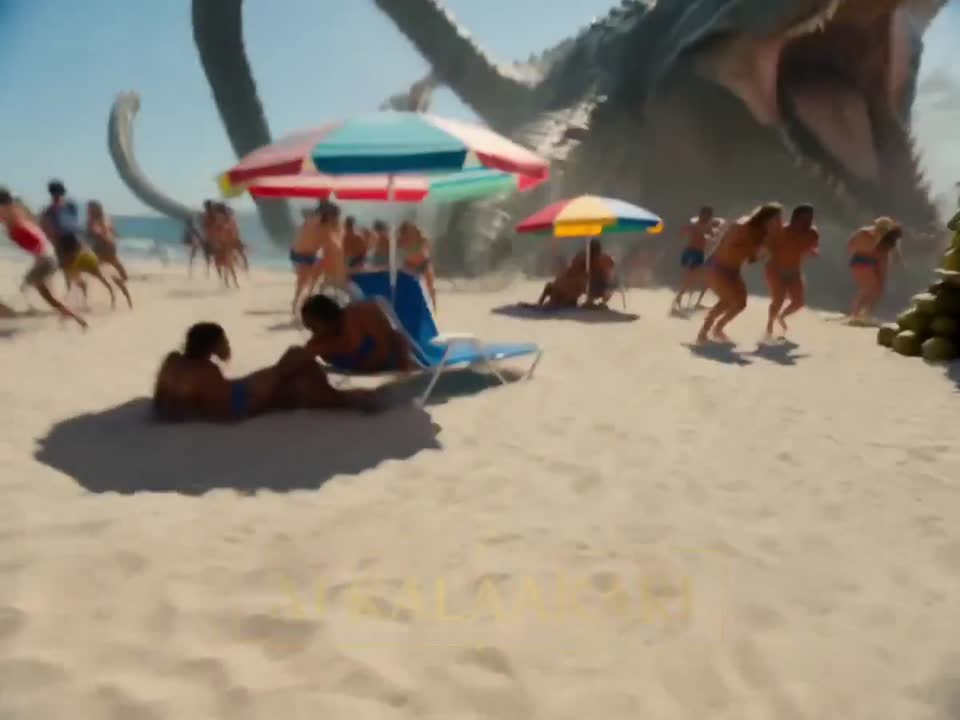 Found Footage Crocodile Monster Rampage - Seedance 2.0 Prompt