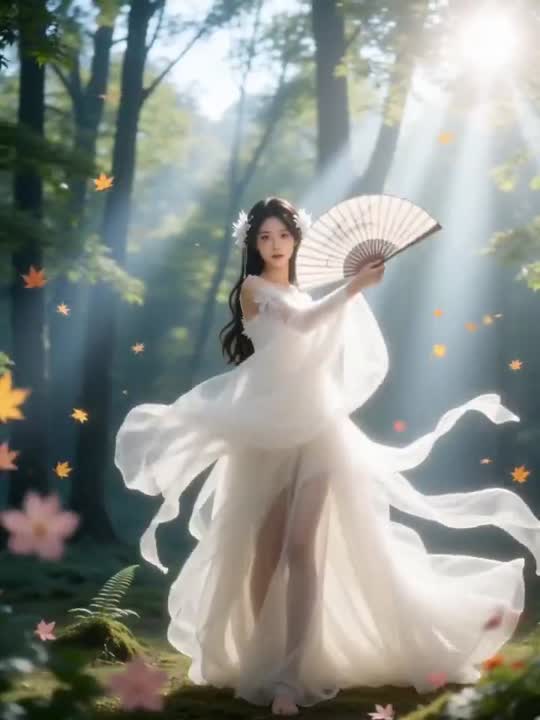 Seedance 2.0 Prompt: Four Seasons Flower Goddess Transformation Video