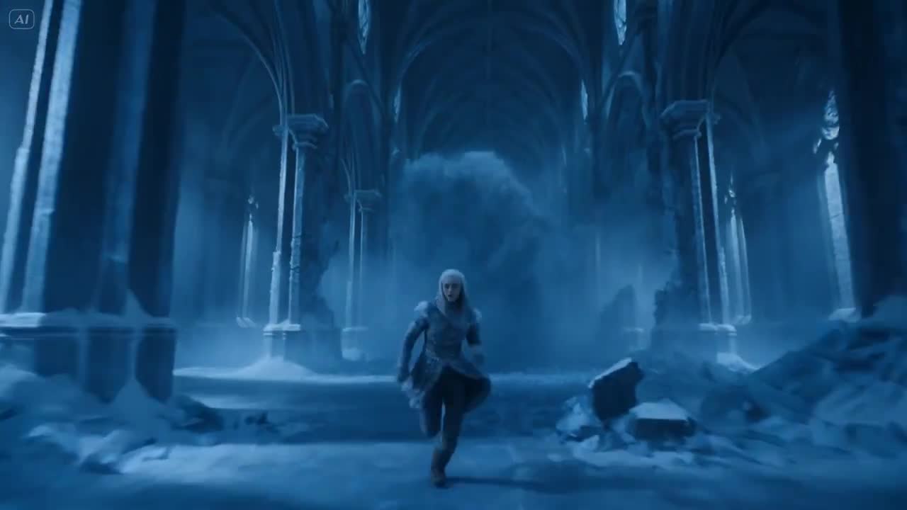 Seedance 2.0 Prompt: Frozen Cathedral Escape