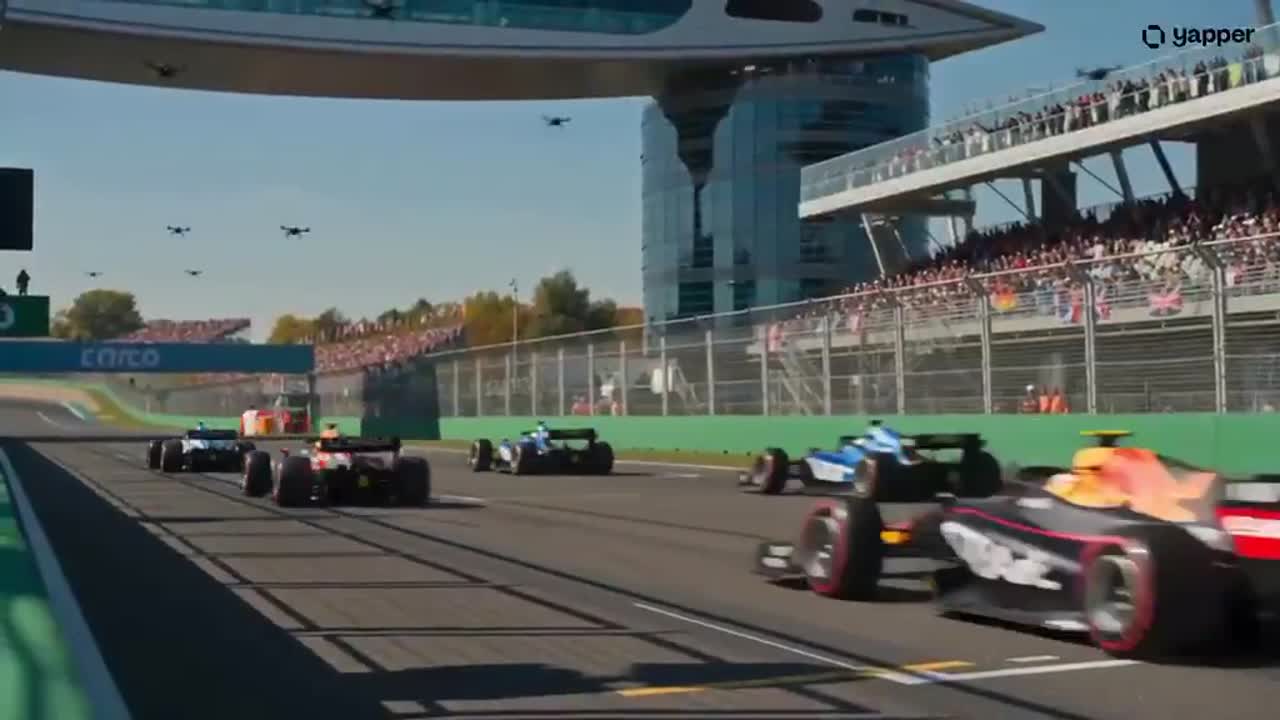 Seedance 2.0 Prompt: Futuristic Hypercar Race Broadcast