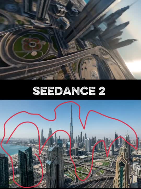 Seedance 2.0 Prompt: Futuristic Megacity FPV Drone Shot