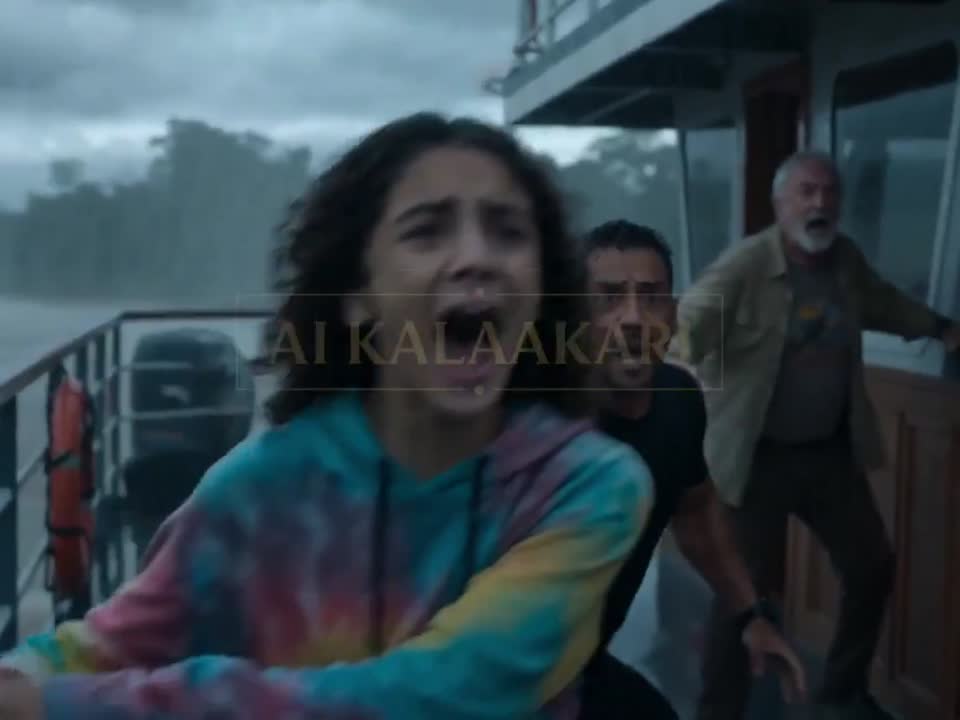 Seedance 2.0 Prompt: Giant Anaconda Houseboat Attack