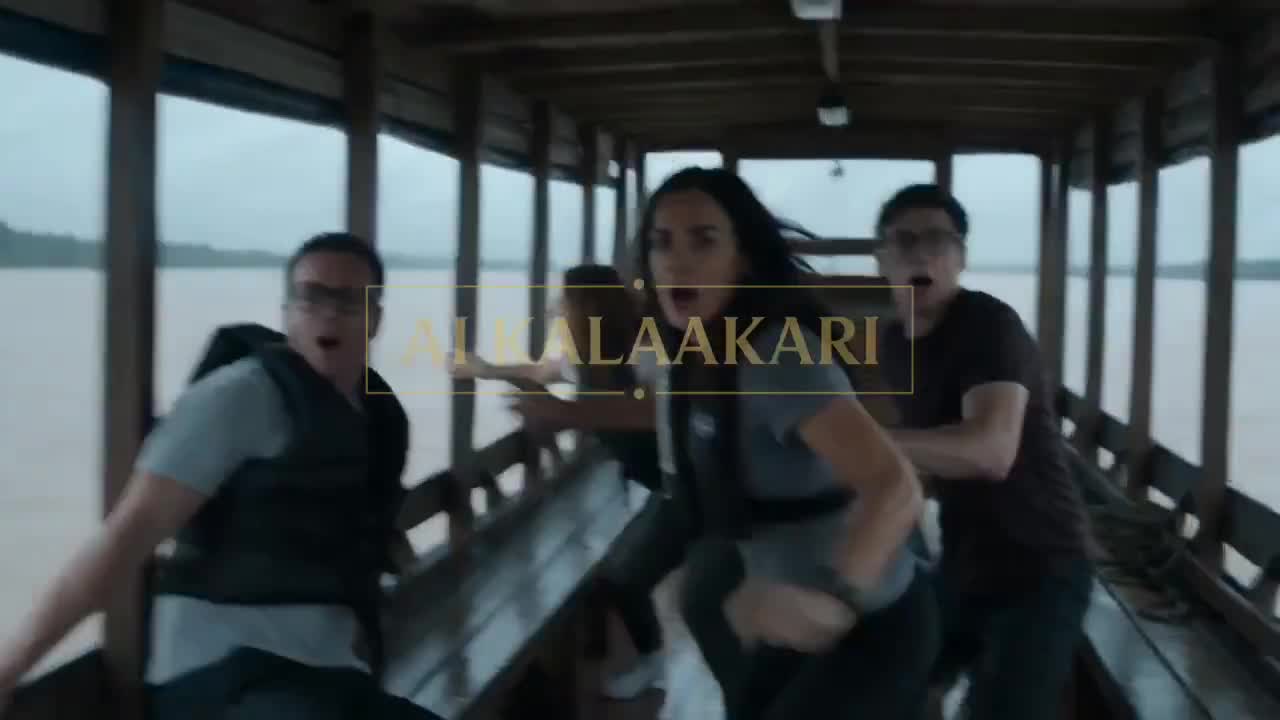 Seedance 2.0 Prompt: Giant Crocodile Houseboat Attack