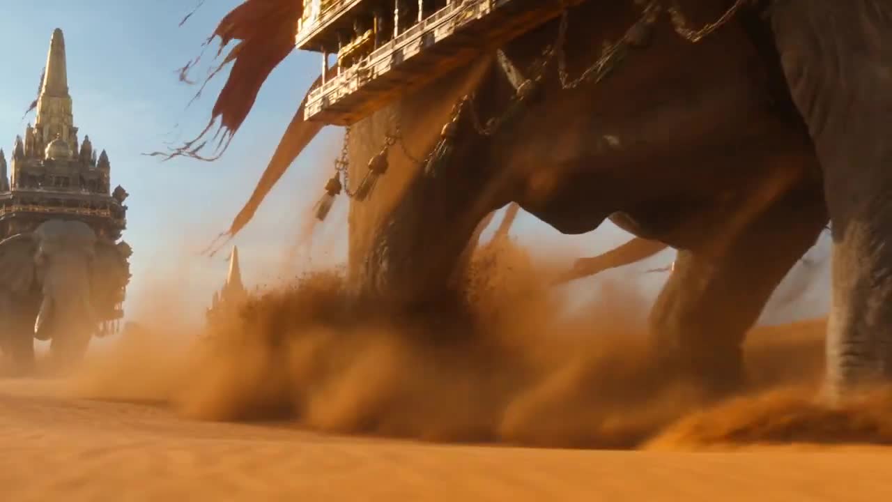 Seedance 2.0 Prompt: Giant Walking Nomadic Kingdom Cinematic Fantasy