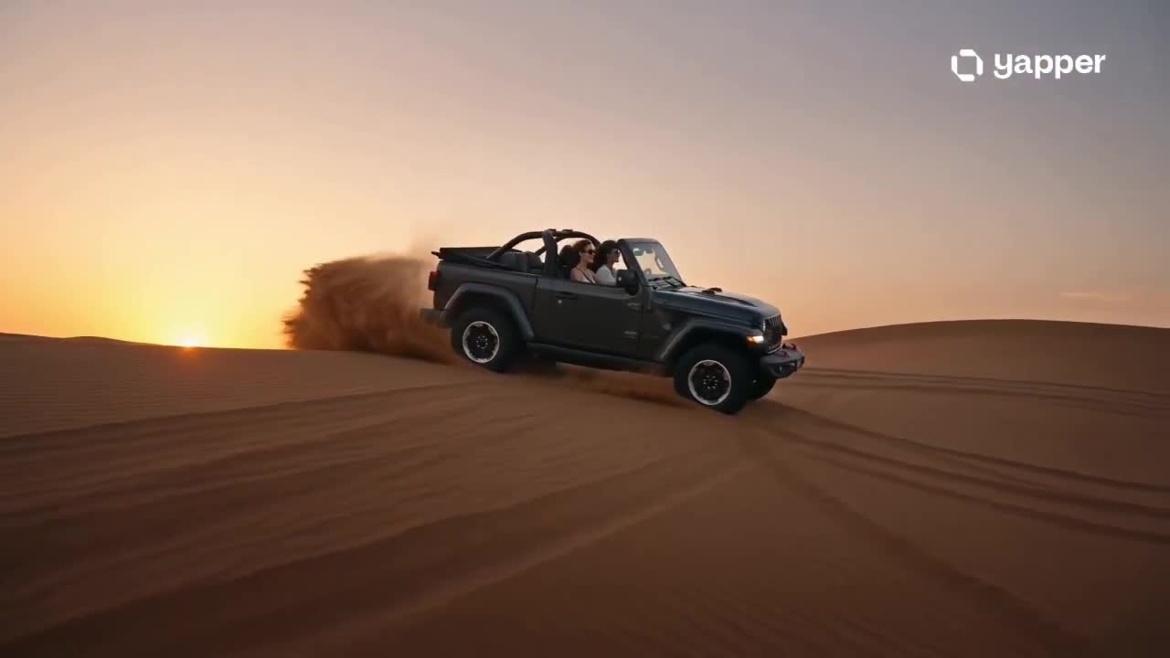 Seedance 2.0 Prompt: Golden Hour Desert Adventure