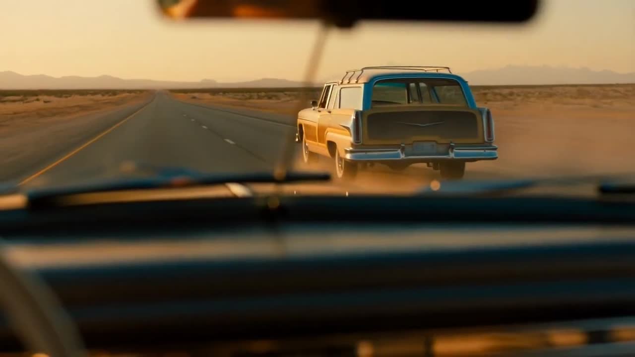 Seedance 2.0 Prompt: Golden Hour Road Trip Cinematic Scene