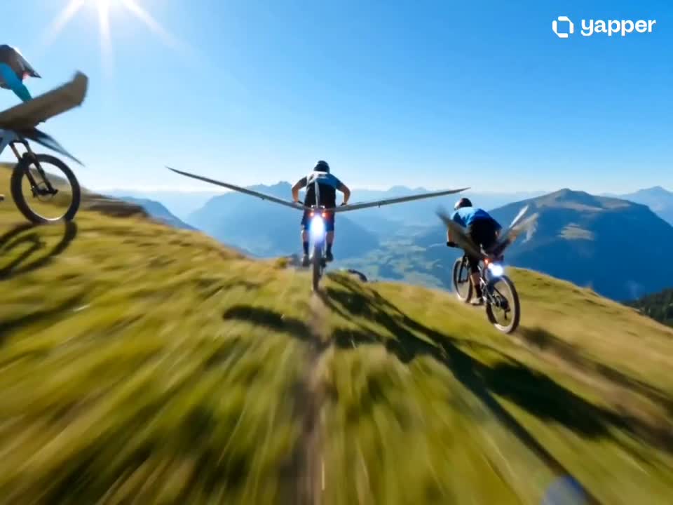 Seedance 2.0 Prompt: GoPro MTB to Flight Action