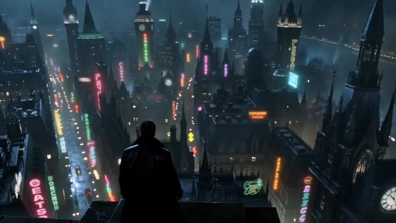 Seedance 2.0 Prompt: Gothic City Detective Story