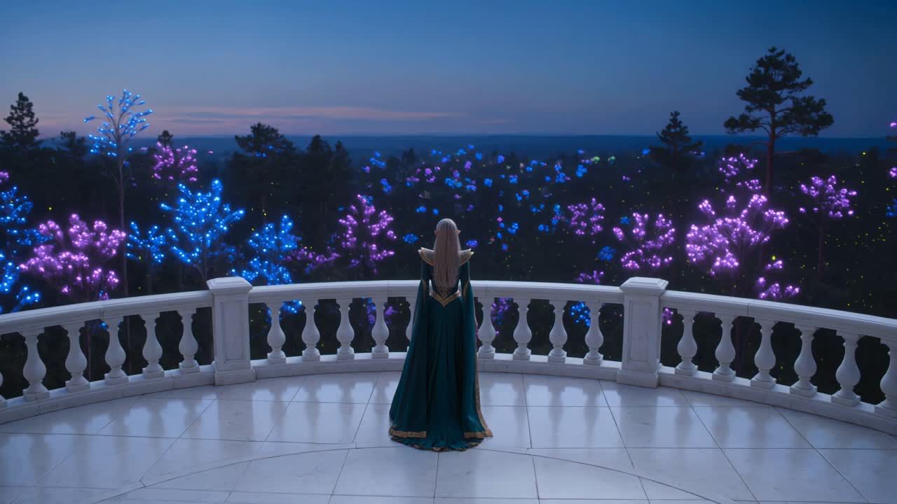 Elven Queen at Twilight - Seedance 2.0 Prompt Showcase